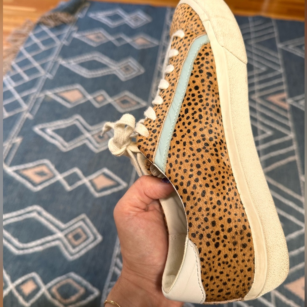 MWL sidewalk low top sneakers in spotted calf hair - Picture 2 of 7